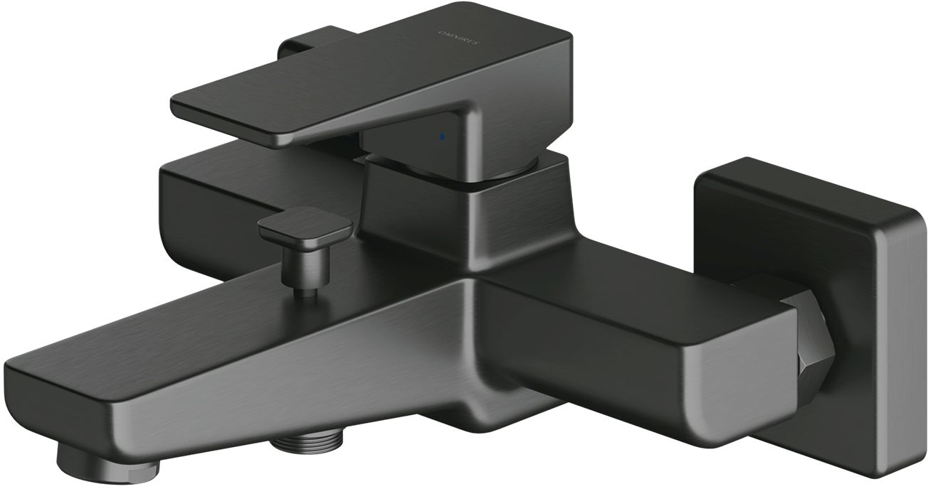 Omnires Parma Badewannen- und Duscharmatur Wandmontage graphit PM7430GR