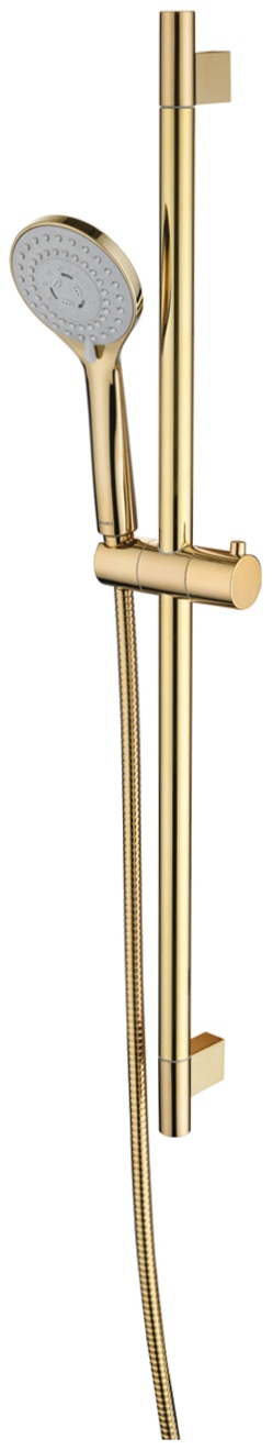Omnires Yosemite Duschset Wandmontage gold YOSEMITE-SGL
