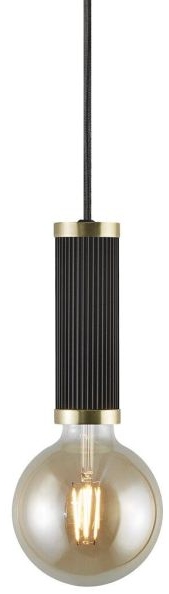 Nordlux Galloway Pendelleuchte 1x40 W schwarz-gold 2011053003