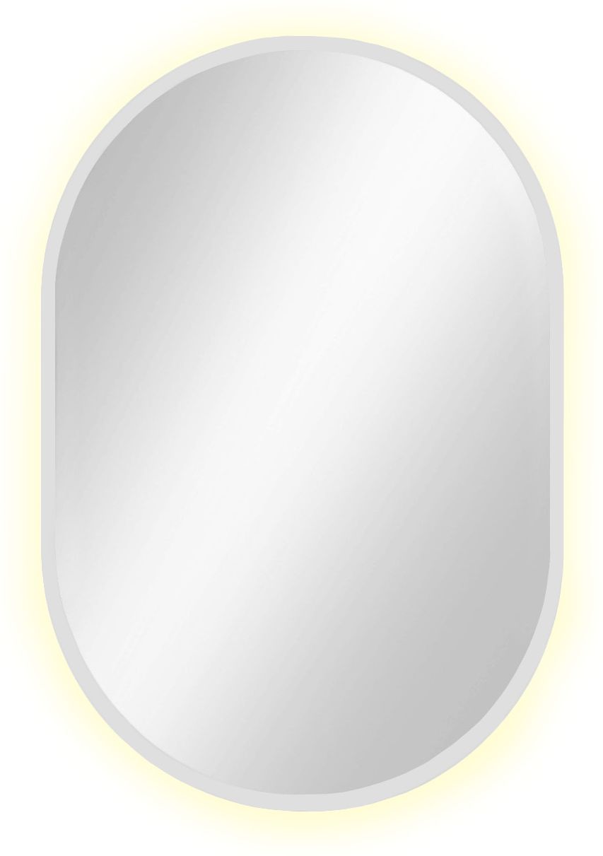 Baltica Design Tiny Border Pastille Spiegel 40x90 cm oval mit Beleuchtung weiß 5904107904719