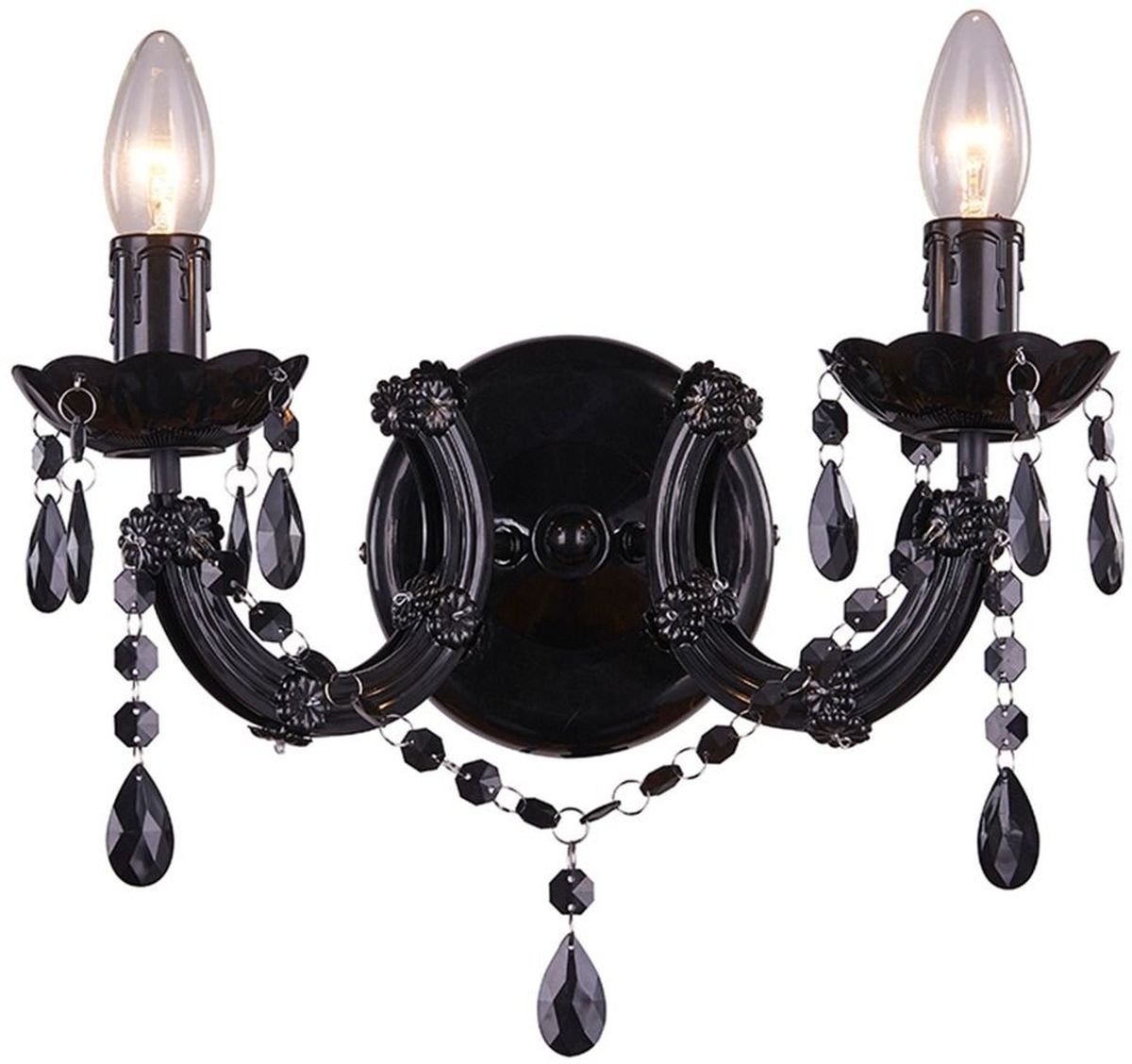 Zuma Line Magnolia Leuchter 2x40 W schwarz RLB94016-2B