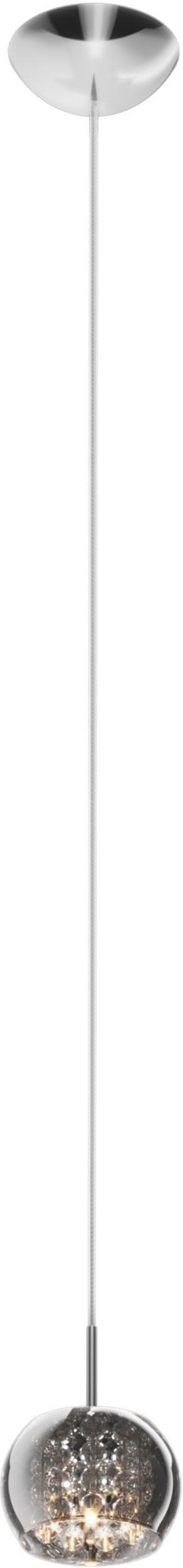 Zuma Line Crystal Pendelleuchte 1x42 W chrom-verraucht-kristall P0076-01A-F4FZ