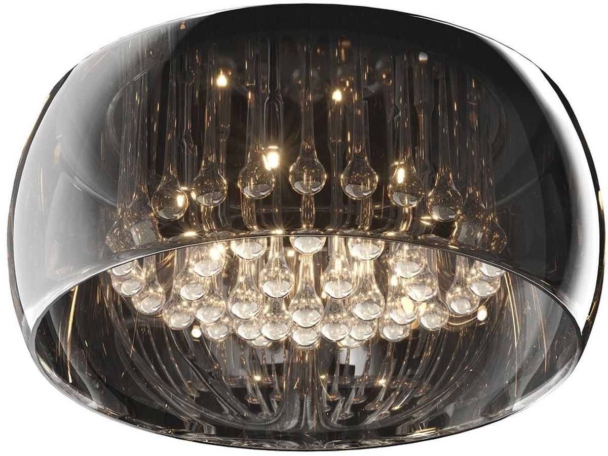 Zuma Line Crystal Deckenlampe 6x42 W chrom-verraucht-kristall C0076-06X-F4FZ