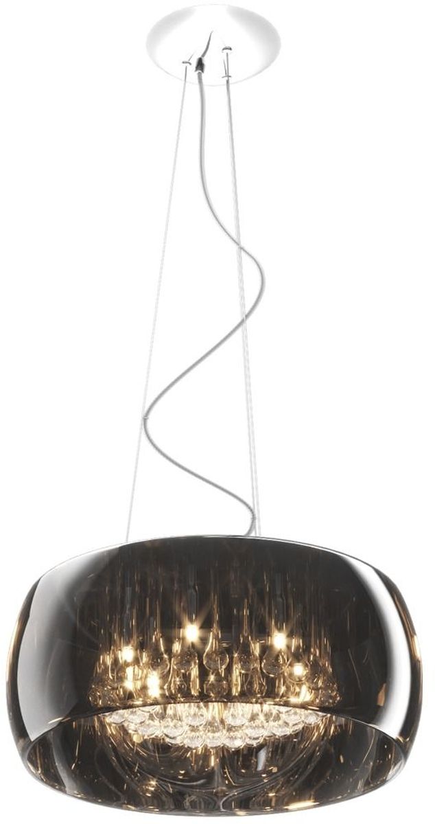 Zuma Line Crystal Pendelleuchte 6x42 W chrom-verraucht-kristall P0076-06X-F4FZ