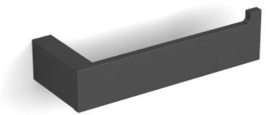 Stella Kobe Klopapierhalterung schwarz 10.441-B