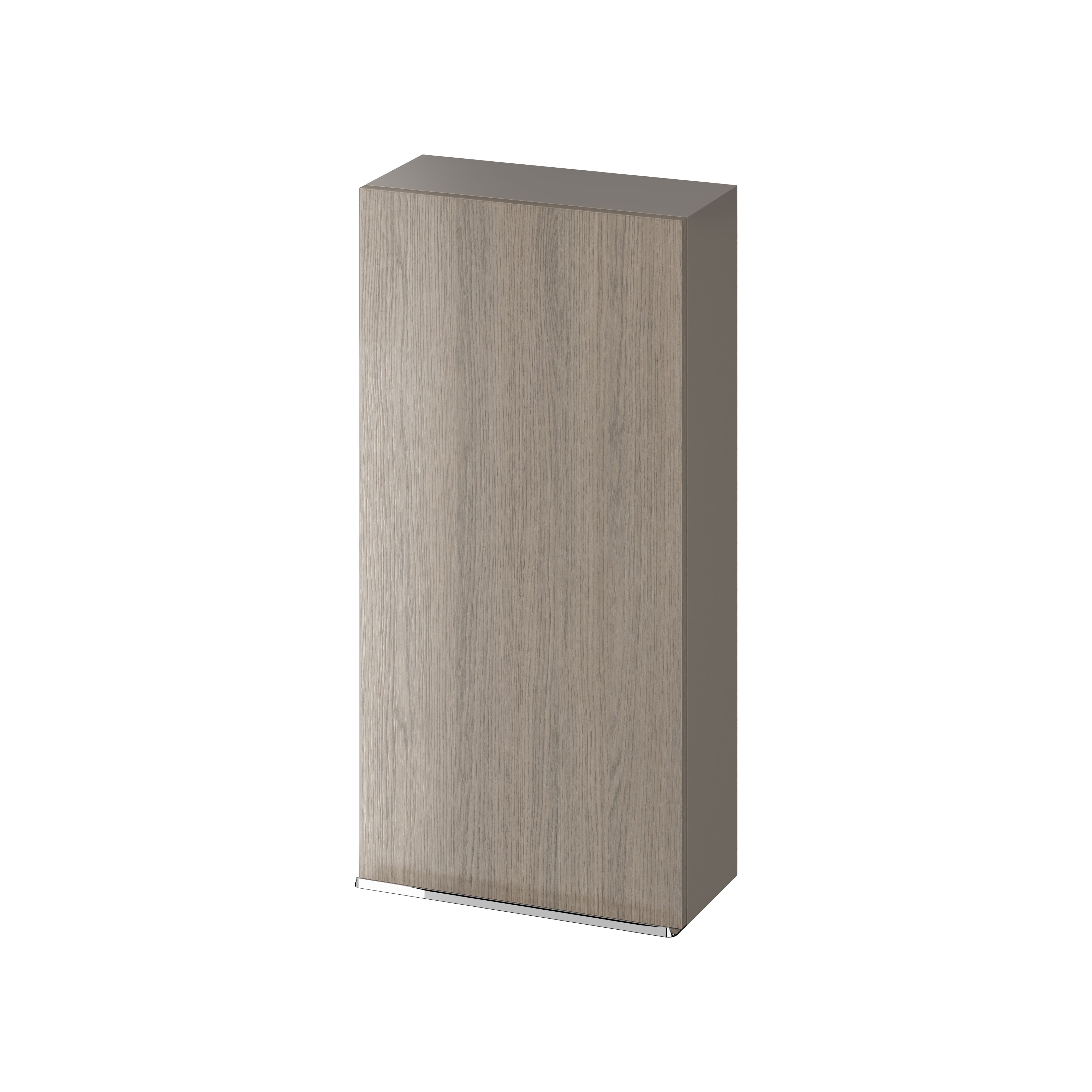 Cersanit Virgo Kabinett 40x17.95x80 cm Seitenschrank hängend grau-eiche S522-037