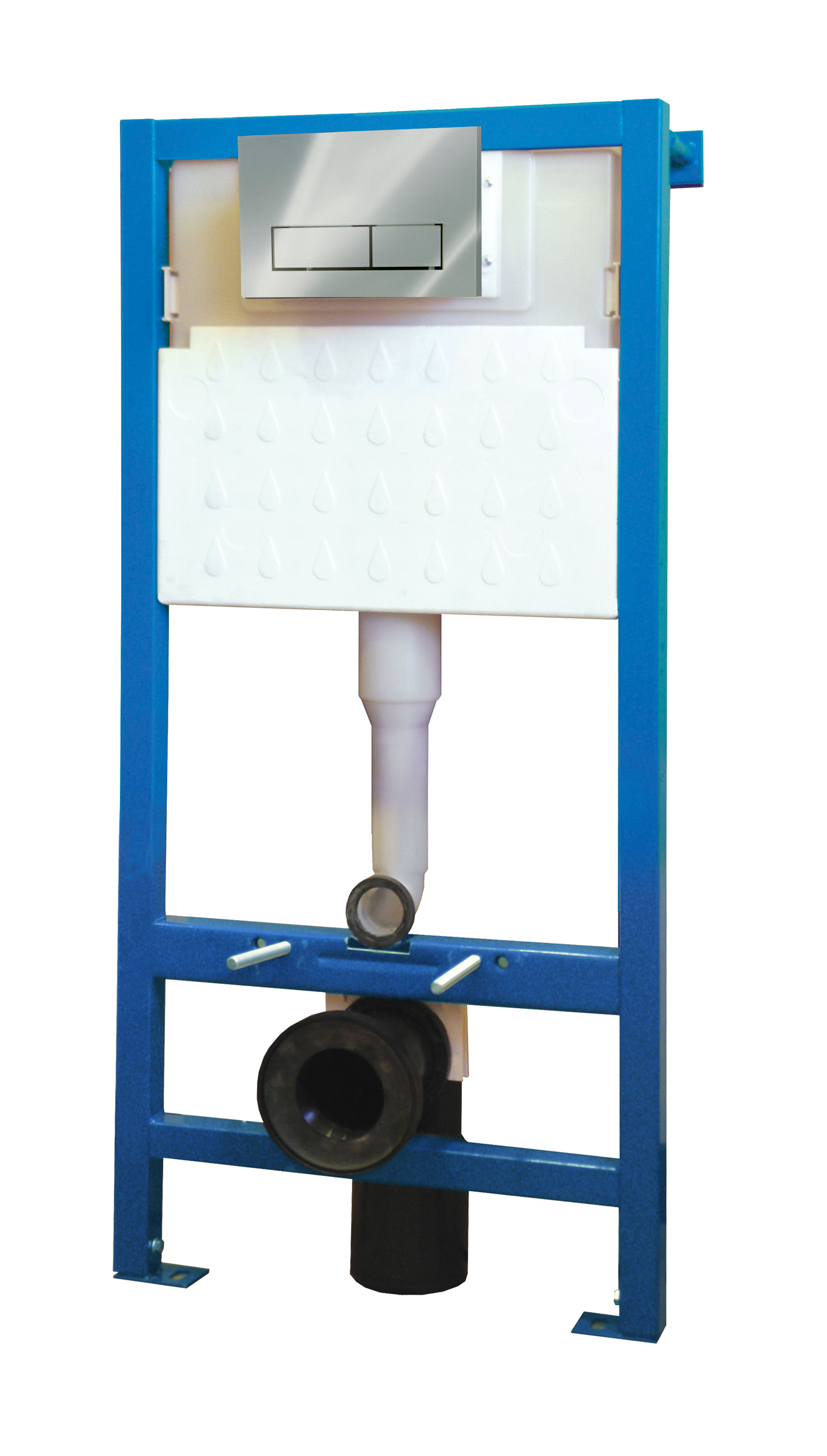 LaVita Lav 100 verdeckter rahmen mit spülknopf in der hängenden Schüssel 5908211411835