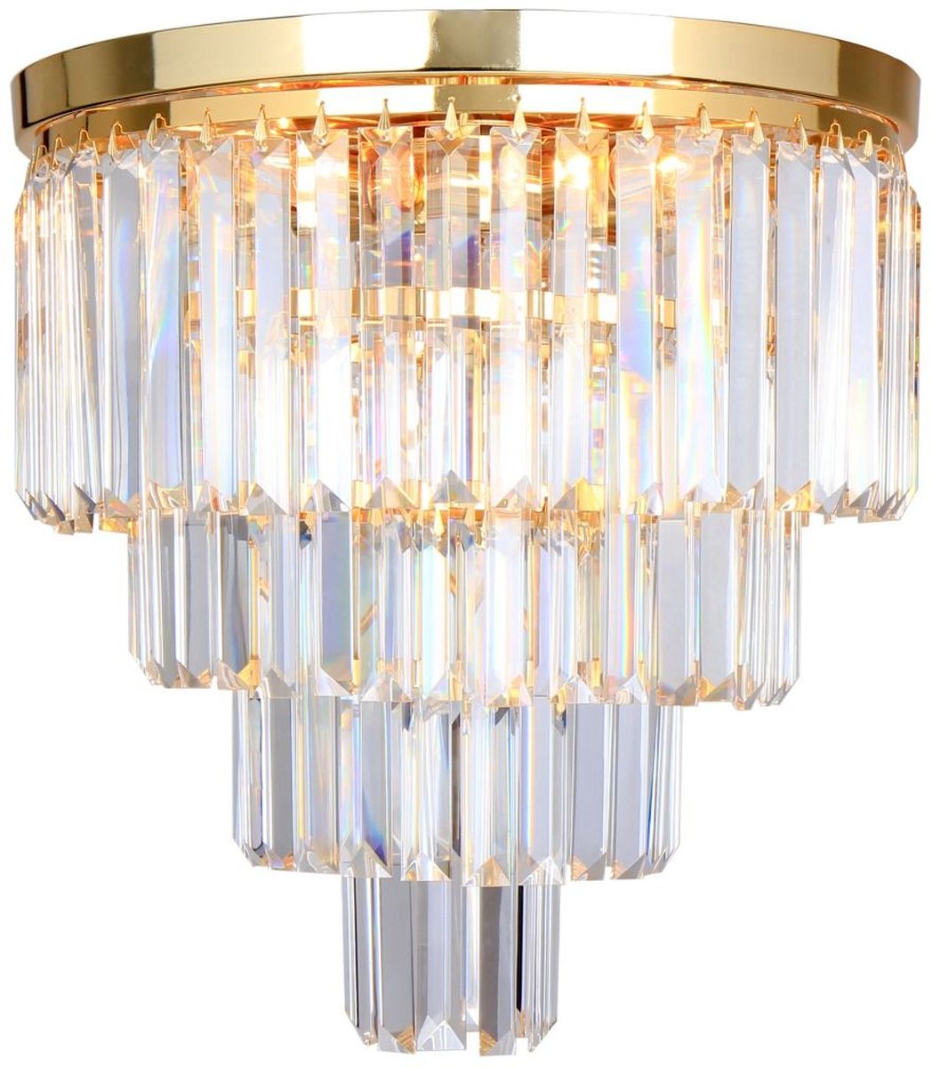 Zuma Line Amedeo Deckenlampe 5x40 W gold-kristall FC17106/4+1-GLD
