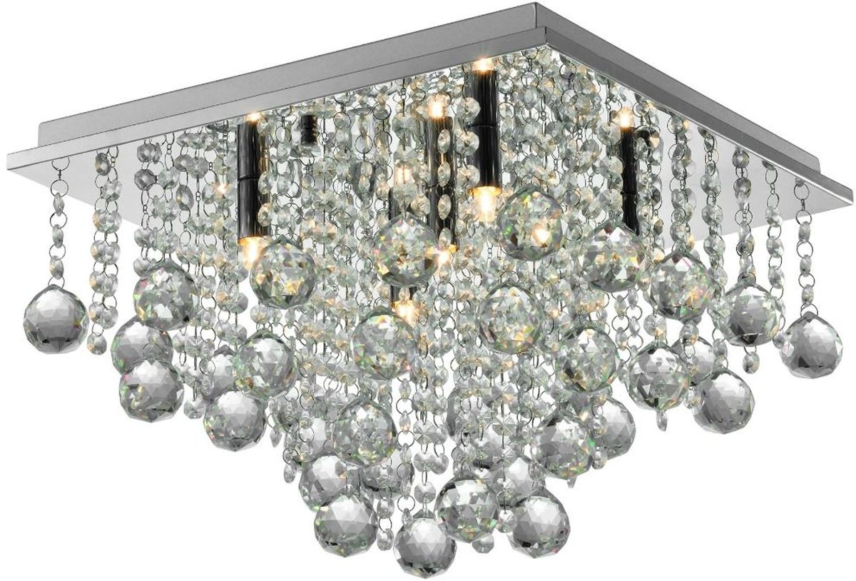 Zuma Line Rangel Deckenlampe 5x42 W transparent-silber RLX92711-5