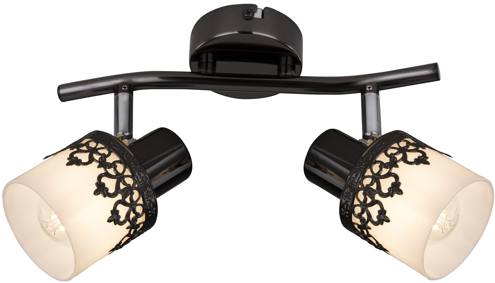 Rabalux Lacey Deckenlampe 2x40 W weiß-schwarz 5342