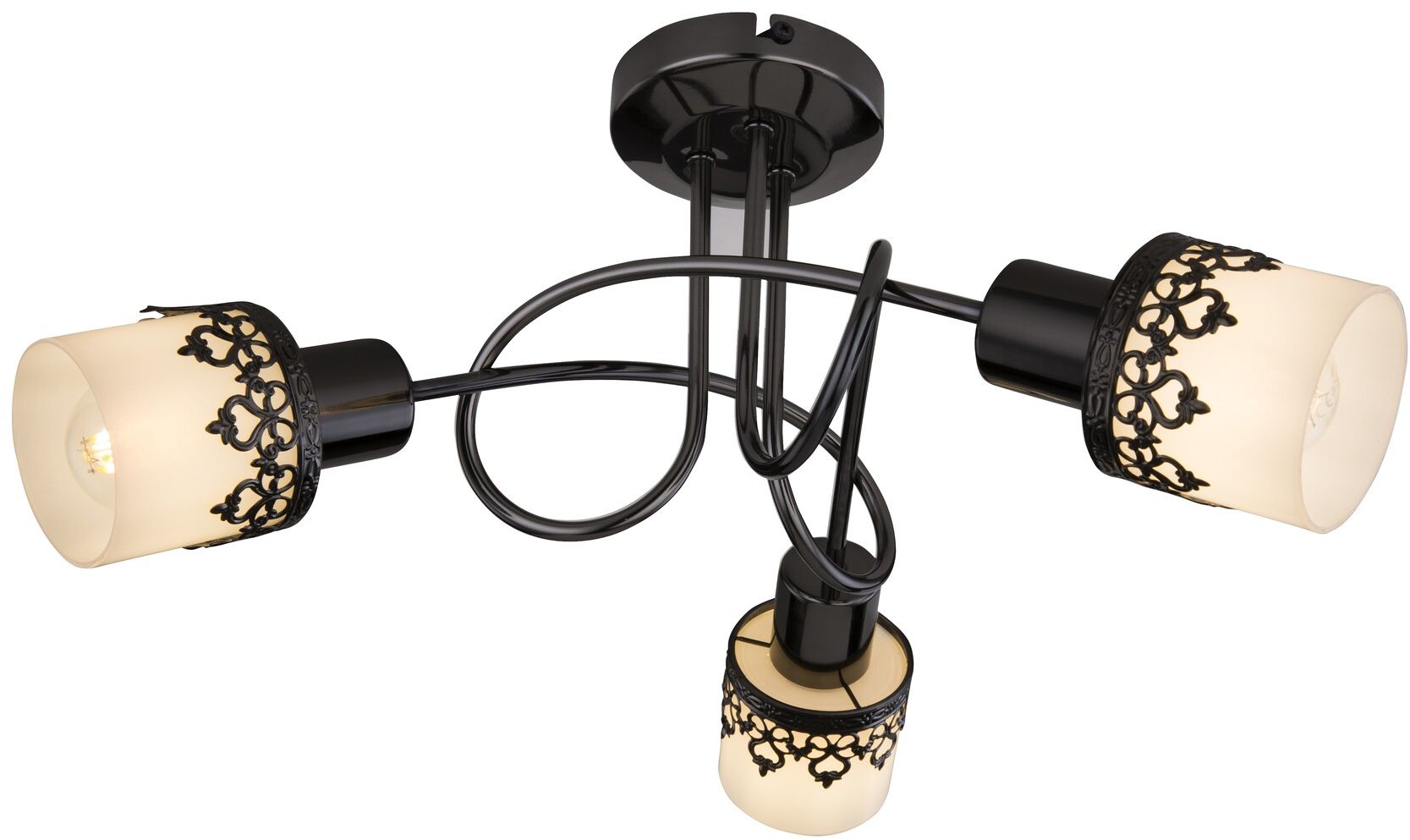 Rabalux Lacey Deckenlampe 3x40 W weiß-schwarz 5343