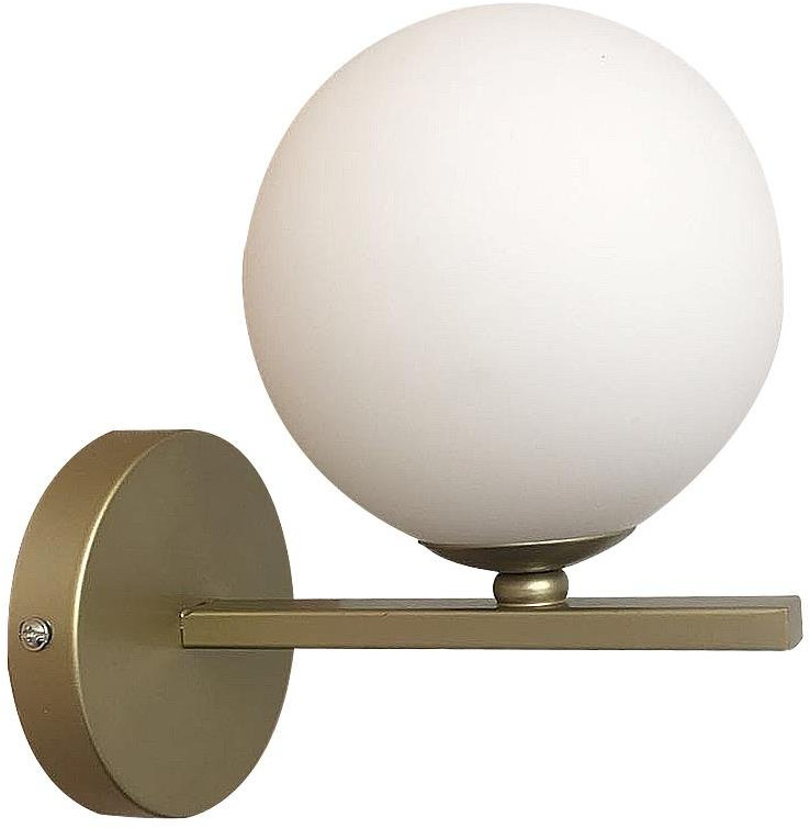 Candellux Kama Leuchter 1x28 W weiß-messing 21-73419