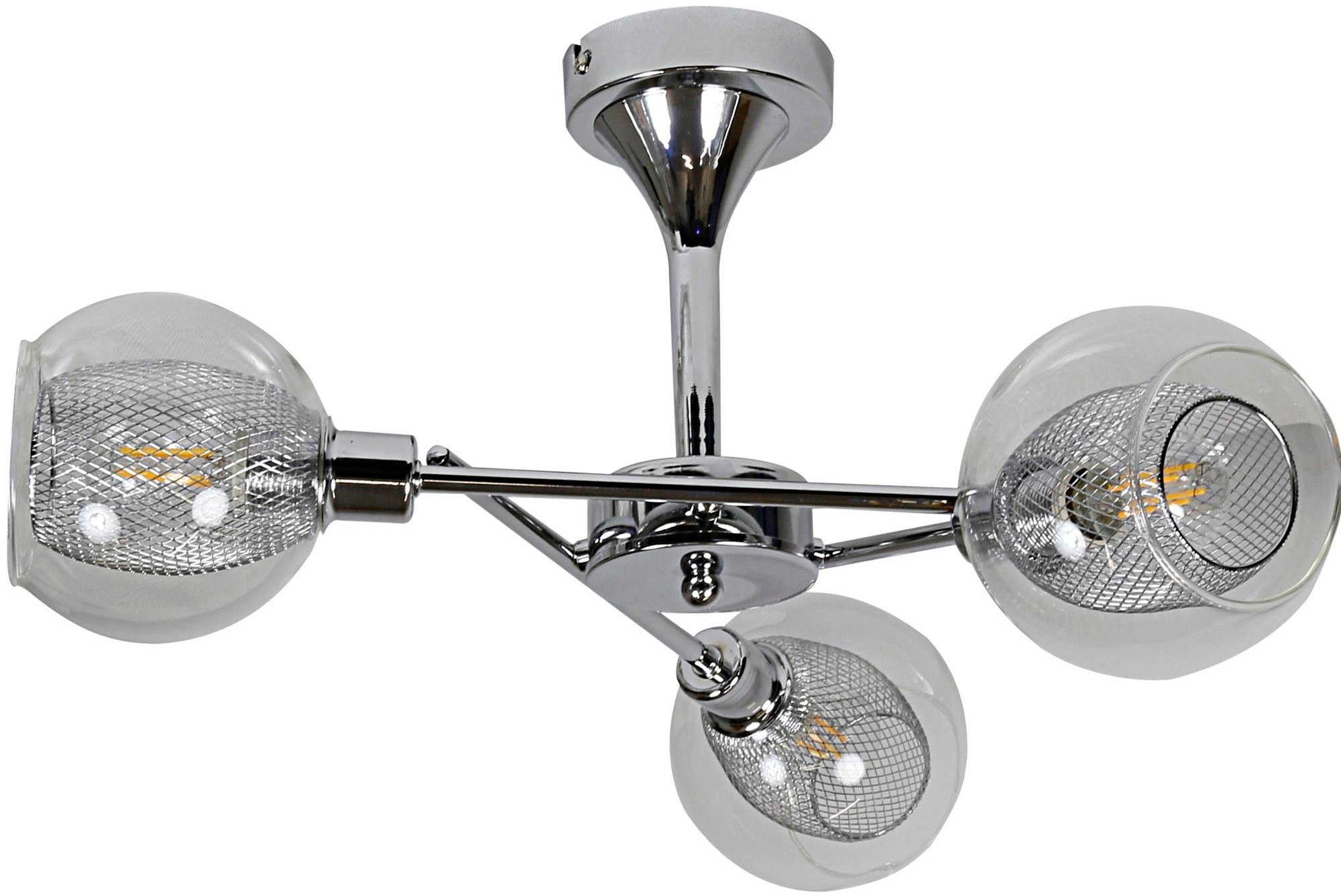 Candellux Ozzo Deckenlampe 3x40 W chrom 33-72214