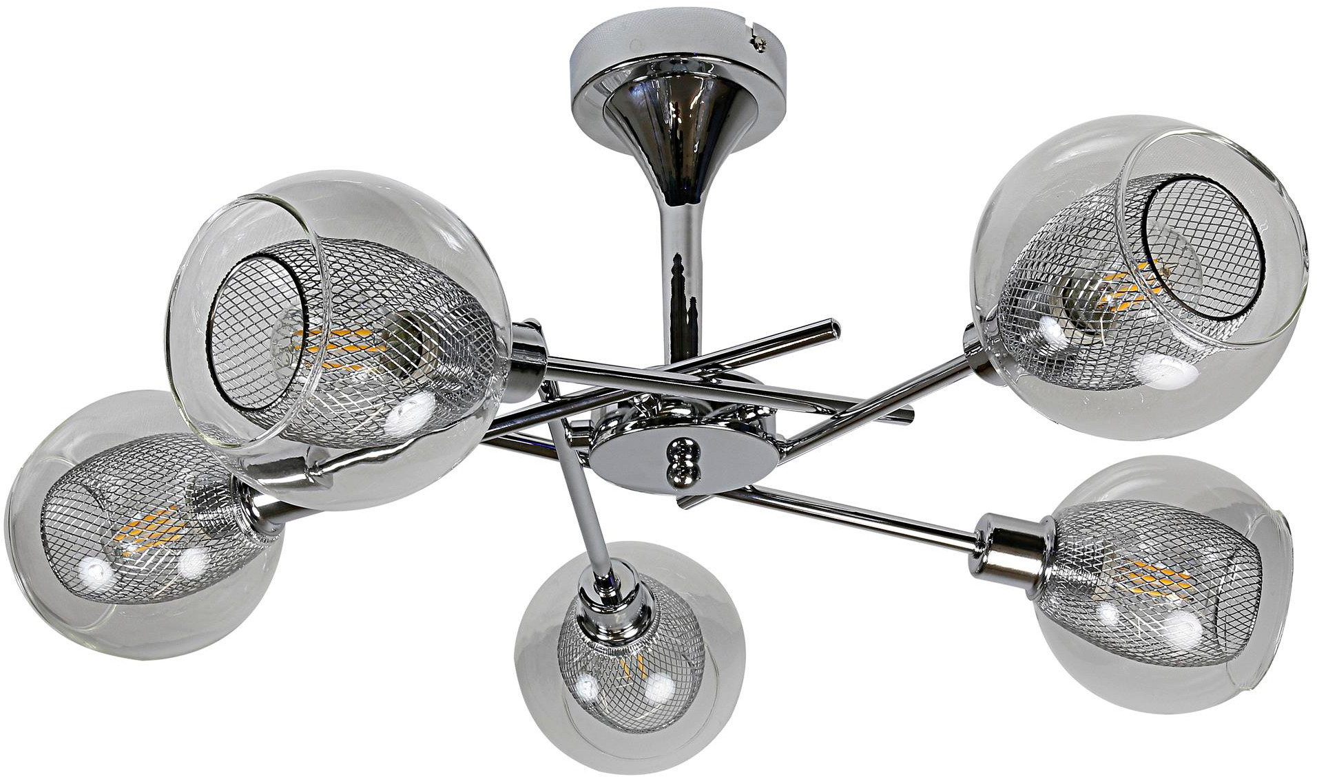 Candellux Ozzo Deckenlampe 5x40 W chrom 35-72252