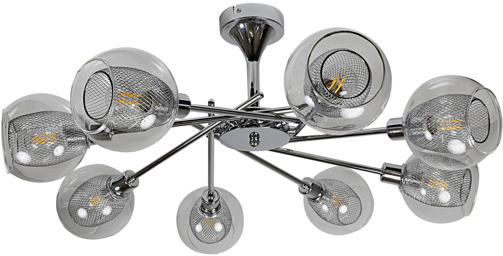 Candellux Ozzo Deckenlampe x40 W chrom 38-72283