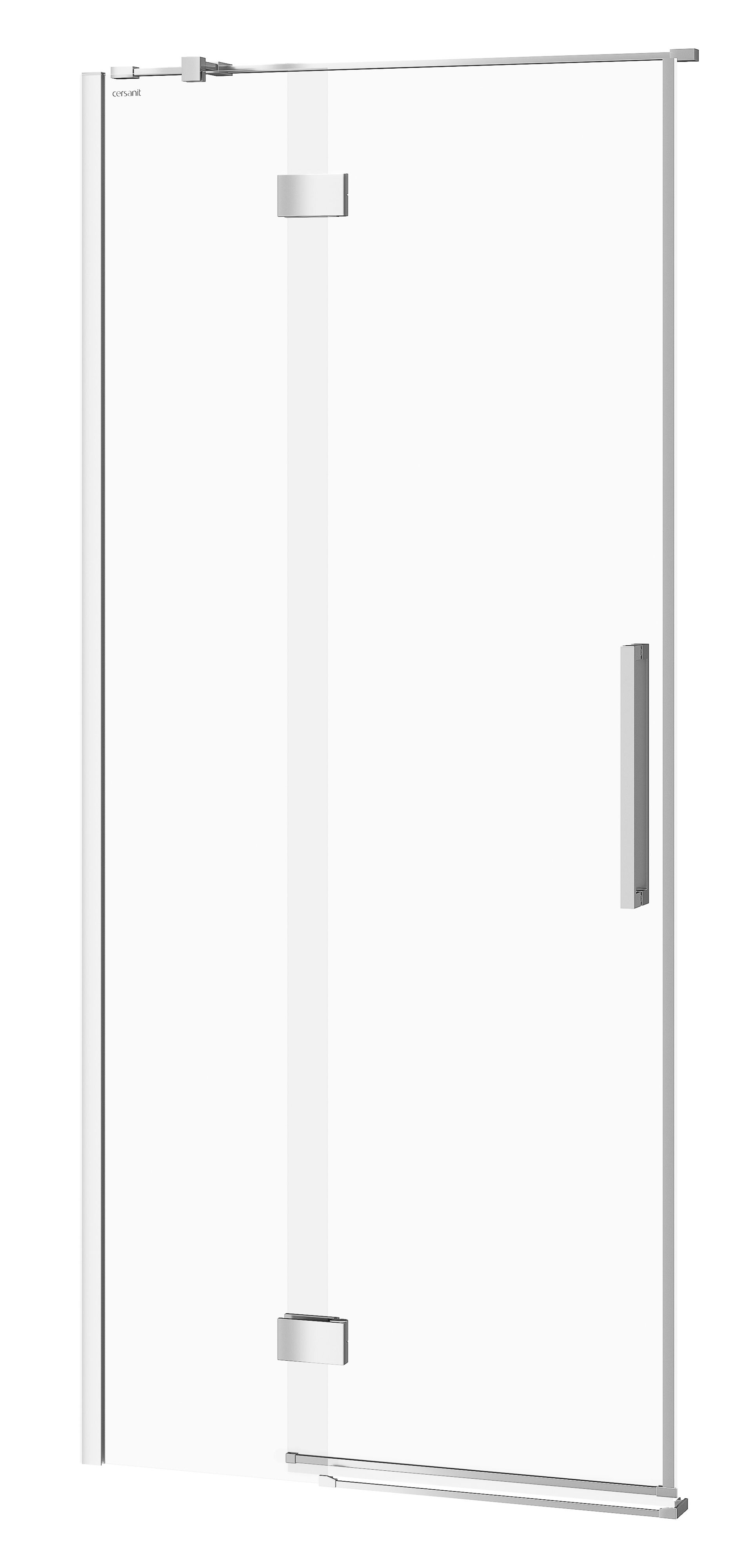 Cersanit Crea Duschtüren 90 cm aufklappbar chrom Glanz/durchsichtiges Glas S159-005