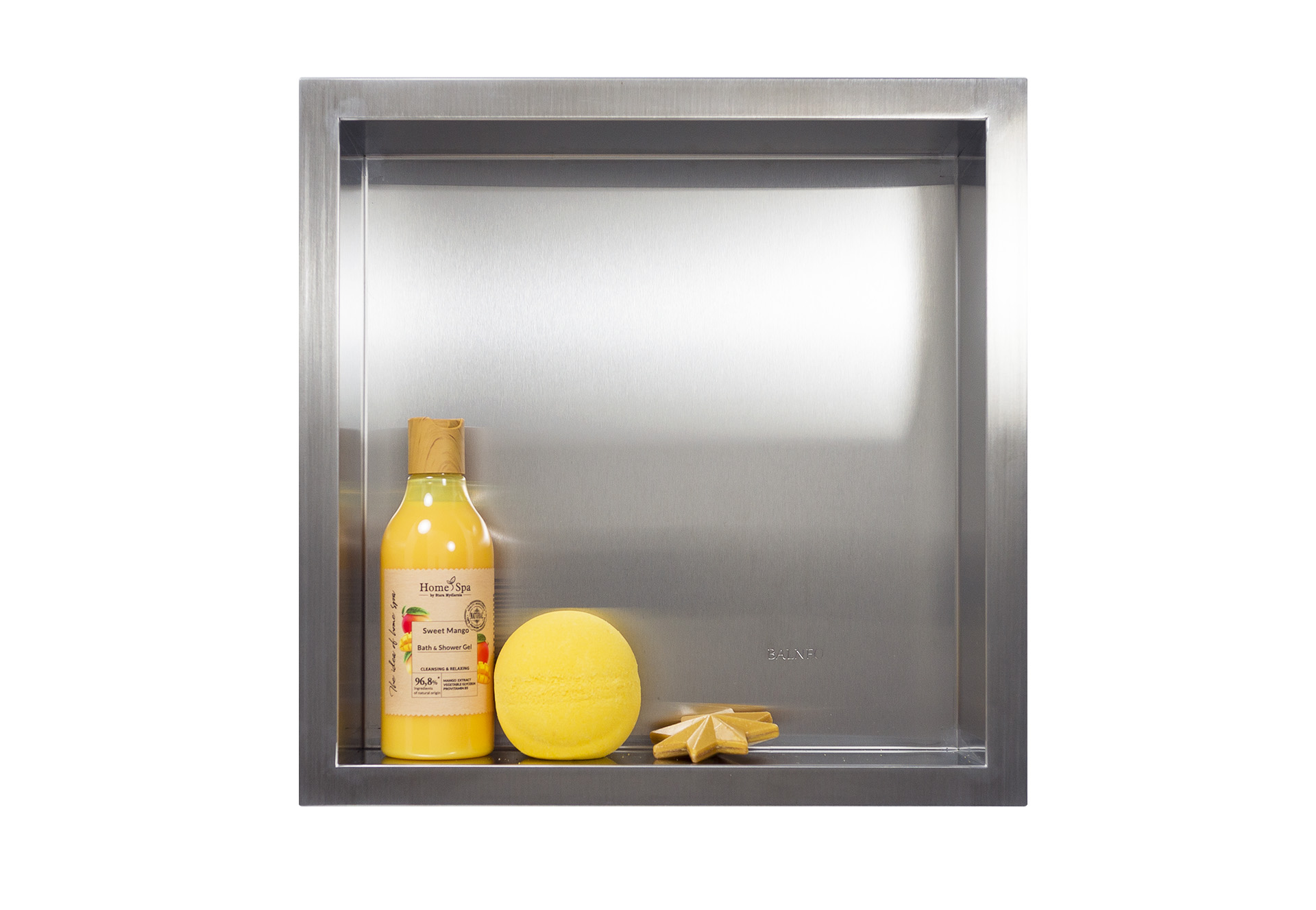 Balneo Wall-Box One Inox Nischenregal 30 cm stahl OB-IN1