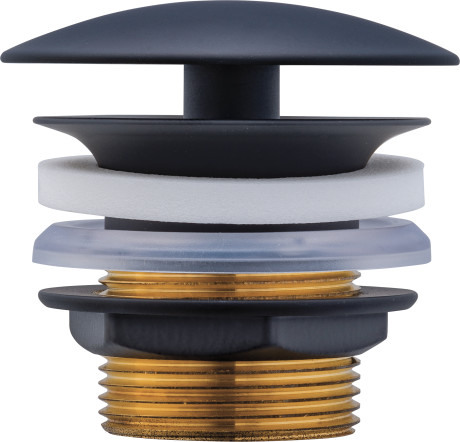 Duravit Waschbeckenstöpsel schwarz 0050244600