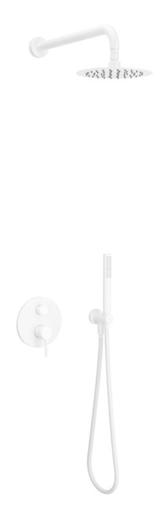 Excellent Pi Duschset Unterputz mit Regenbrause weiß AREX.SET.1245WH