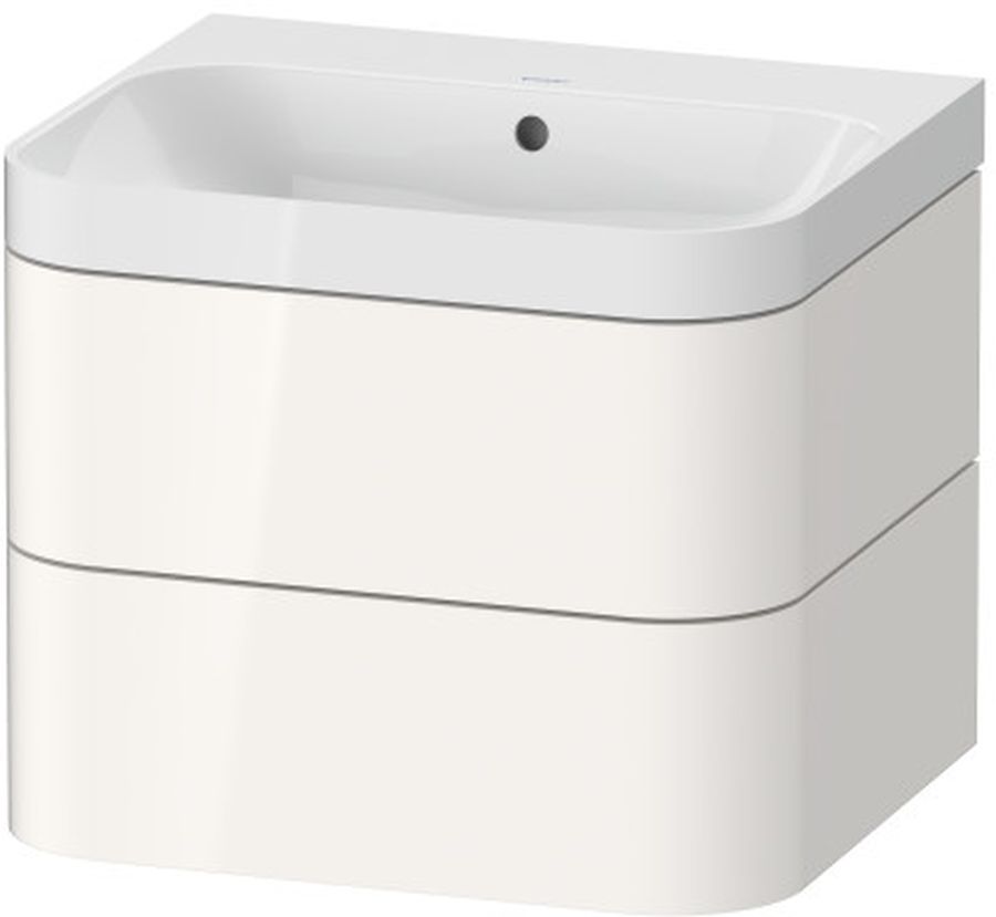 Duravit Happy D.2 Waschbecken mit Unterschrank 57.5 cm weiß HP4345N2222
