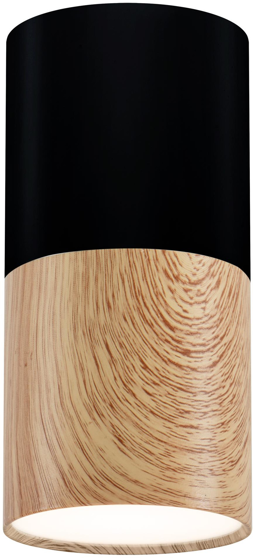 Candellux Tuba Deckenlampe 1x15 W schwarz-holz 2282862