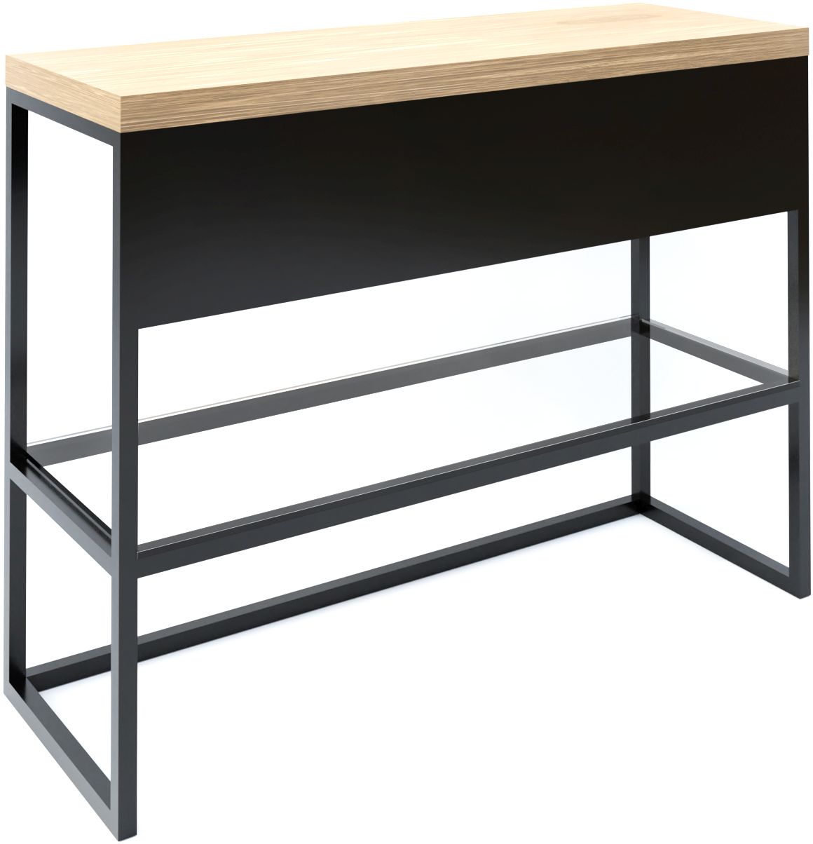 Baltica Design Trine Konsole 120x40x75 cm schwarz-eiche 5904107906348