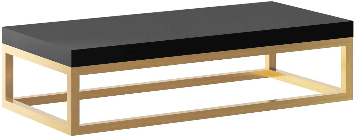 Baltica Design Bente Konsole 60x43x17 cm schwarz-gold 5904107906638