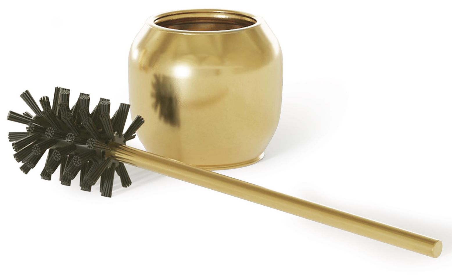 Baltica Design Keg Klobürste gestellt gold 5904107906157