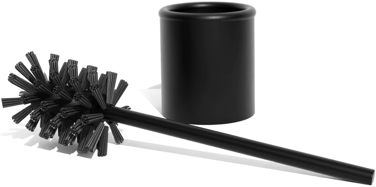 Baltica Design Jar Klobürste gestellt schwarz 5904107906164
