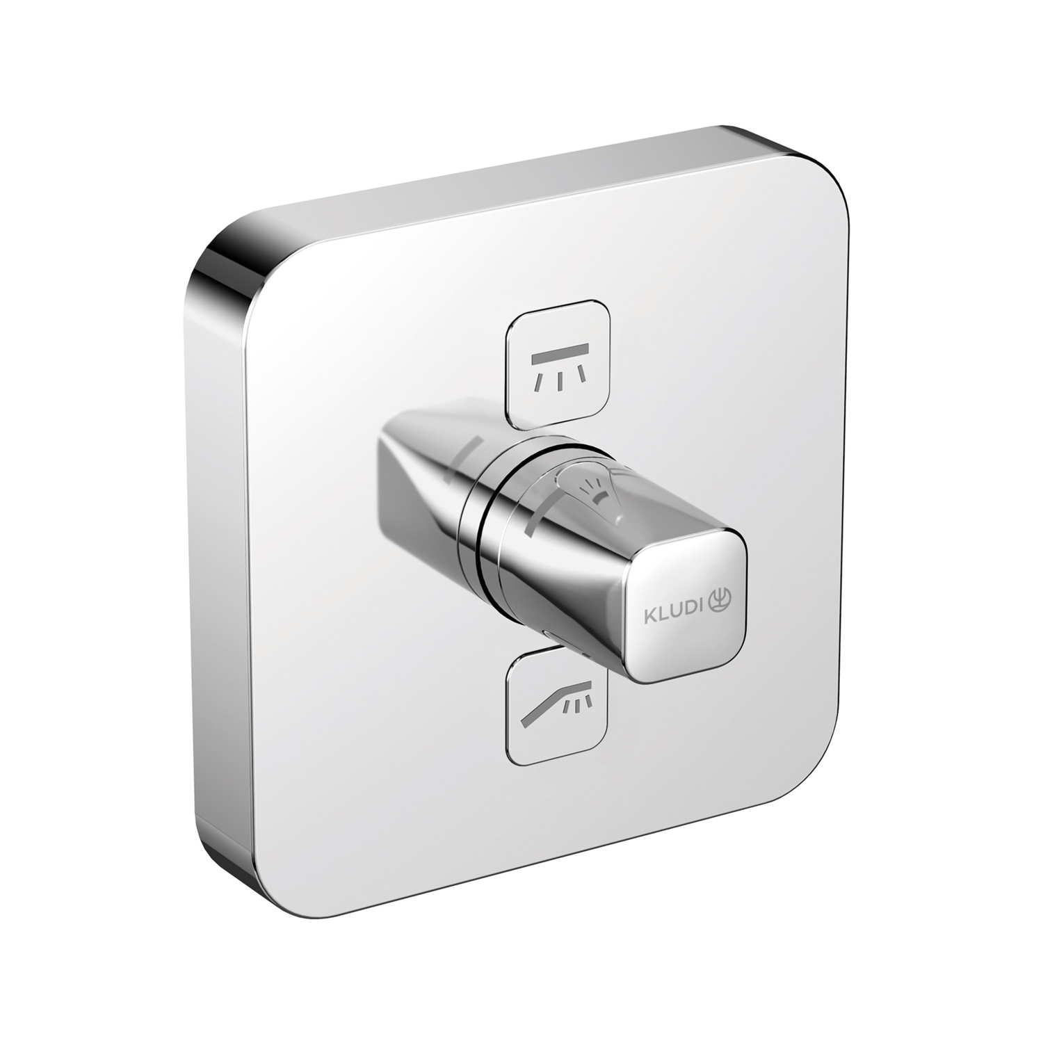 Kludi Push Badewannen- und Duscharmatur Unterputz chrom 387110538
