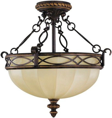 Elstead Lighting Drawing Room Pendelleuchte 2x100 W braun-beige FE-DRAWING-ROOM-SFC