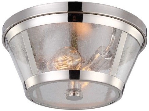 Elstead Lighting Harrow Deckenlampe 2x60 W nickel FE-HARROW-F