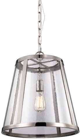 Elstead Lighting Harrow Pendelleuchte 1x75 W nickel FE-HARROW-P-M