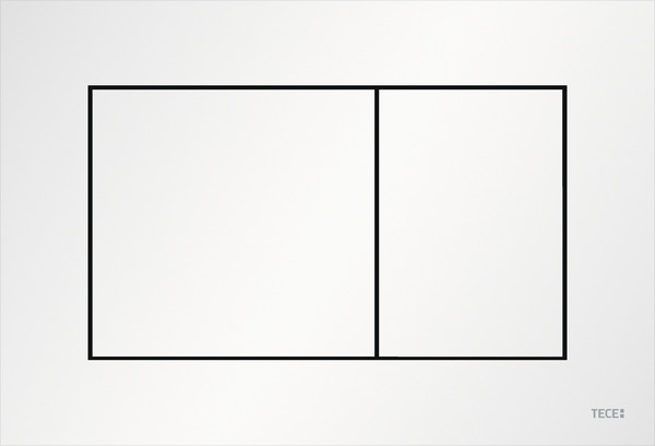 Tece Now Betätigungsplatte für Toilette weiß 9240417