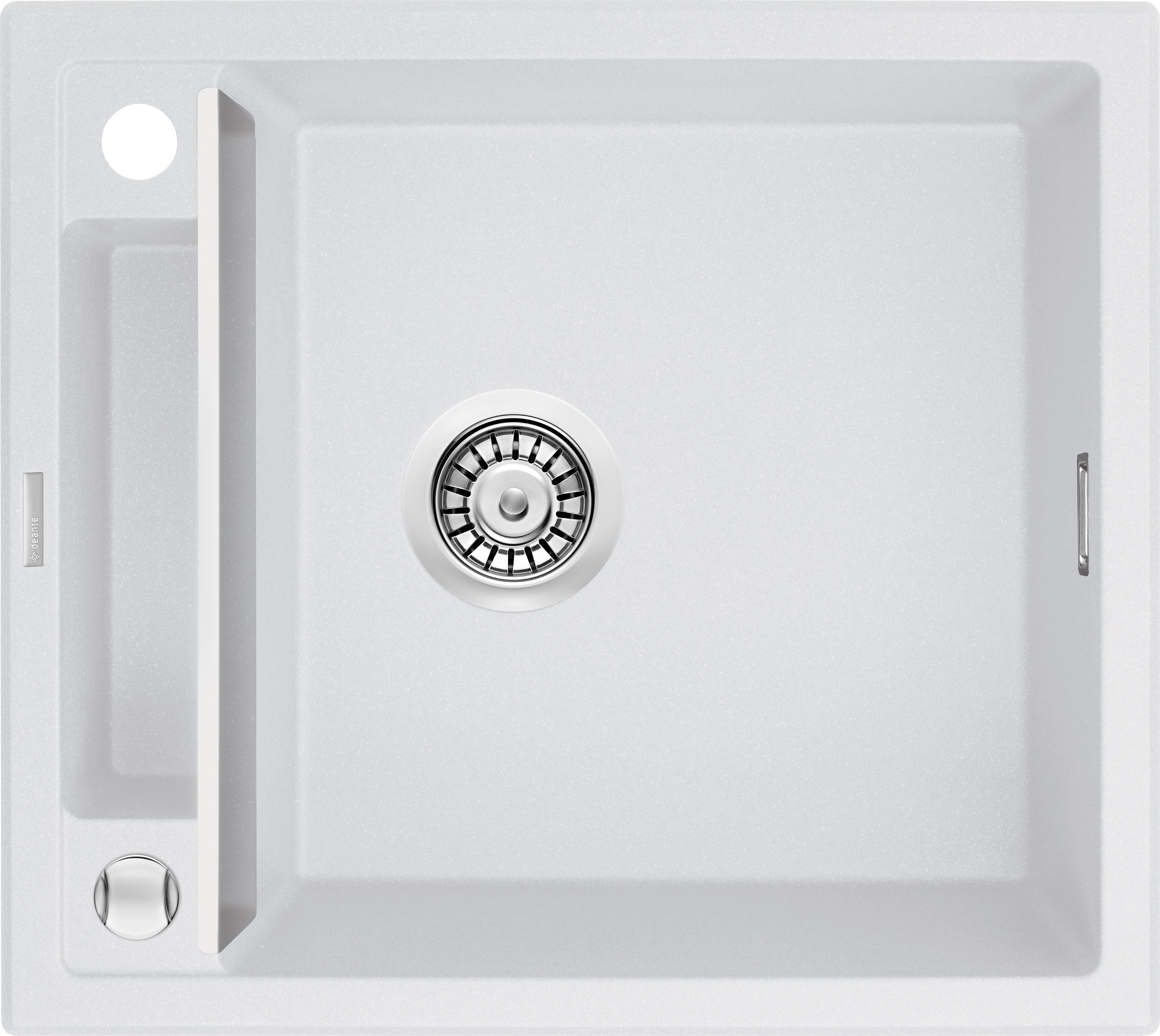 Deante Magnetic granitspüle 56x50 cm weiß ZRM_A103