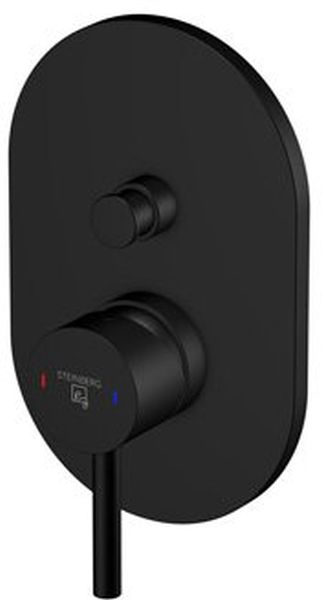 Steinberg 100 Badewannen- und Duscharmatur Unterputz schwarz 10021033S