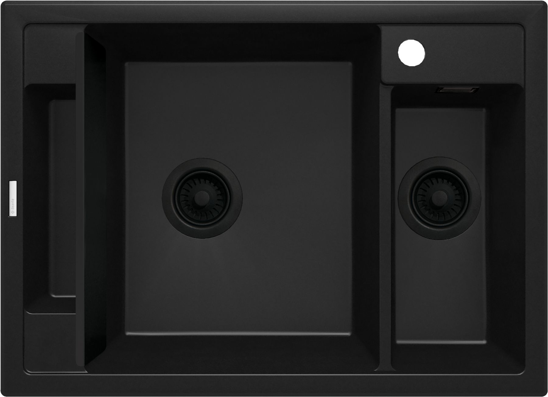 Deante Magnetic granitspüle 69x50 cm schwarz ZRM_N503