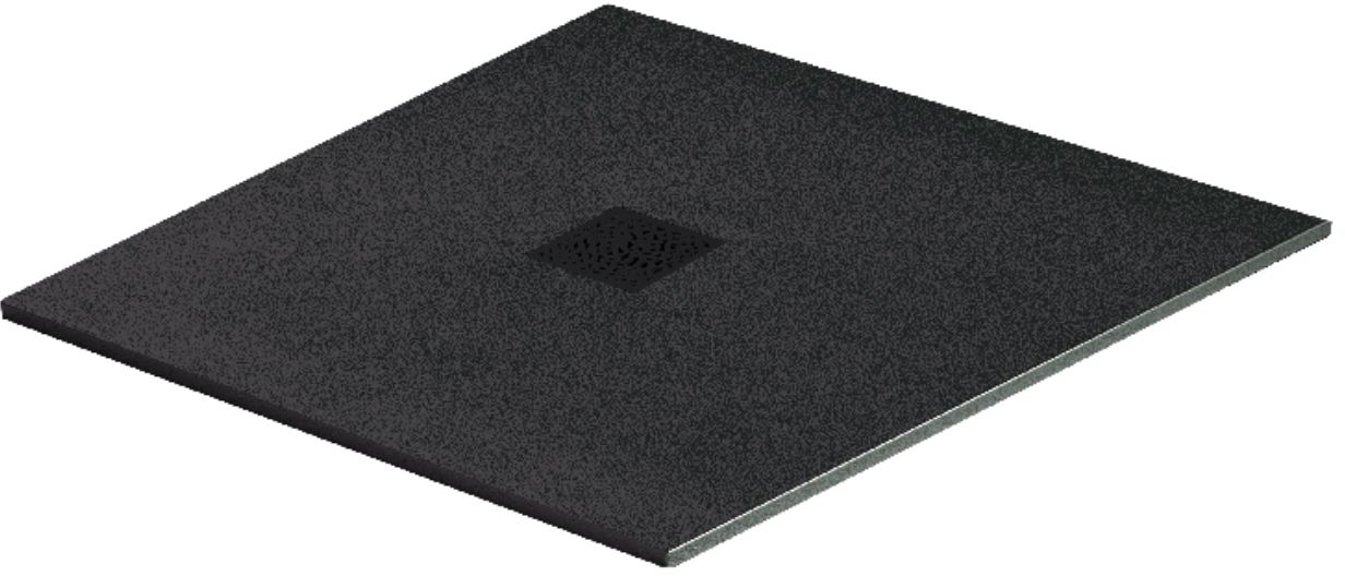 Excellent Arda Quadratische Duschwanne 90x90 cm schwarz BREX.1502.090.090.BLN