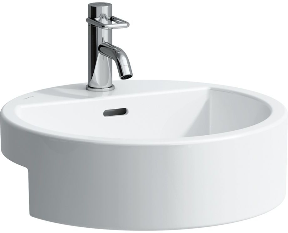 Laufen Living City Waschbecken 46x46 cm rund weiß glanz H8134310001041