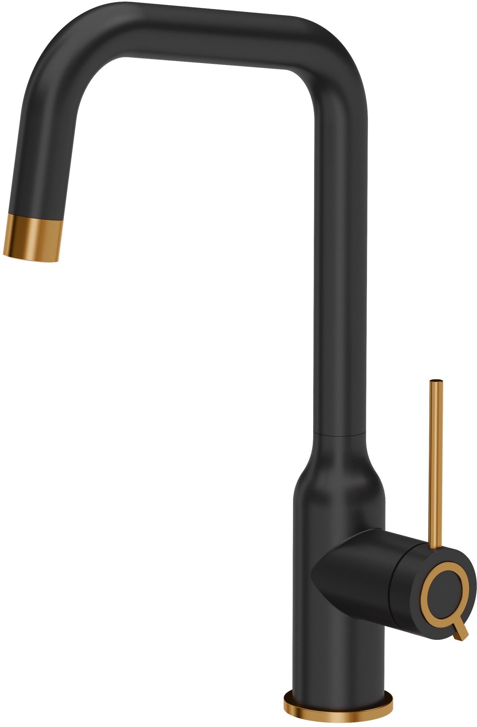 Quadron Natalie Q Line küchenarmatur stehend schwarz-kupfer 3523501_BLMPVDC1