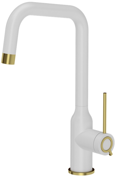 Quadron Natalie Q Line küchenarmatur stehend weiß-gold/altgold 3523501_WHMPVDG1