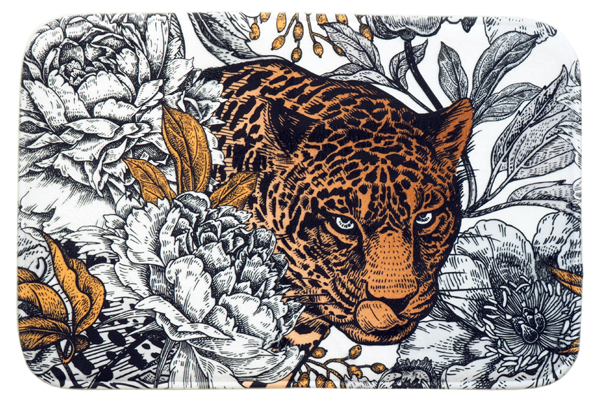 Hyggli Badezimmerteppich 60x40 cm rechteckig farbmischung 70-057