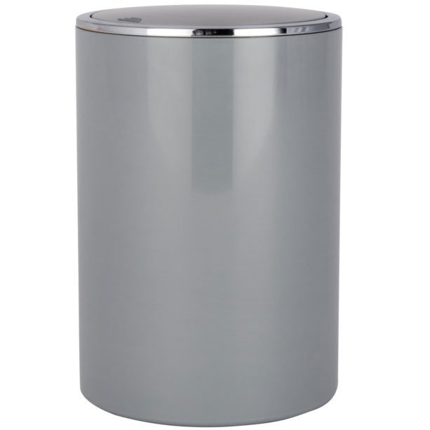 Wenko Inca Papierkorb 5 l grau 22562100