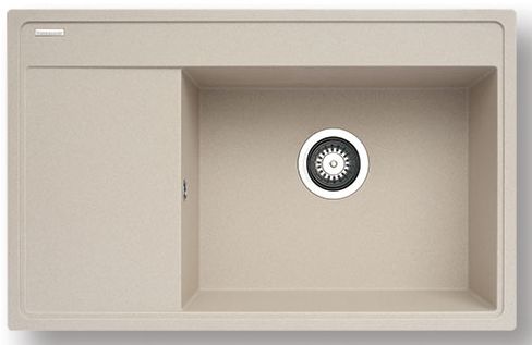 Pyramis Camea Granitspüle 79x50 cm beige 070091101