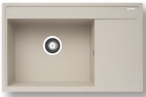 Pyramis Camea Granitspüle 79x50 cm beige 070074201