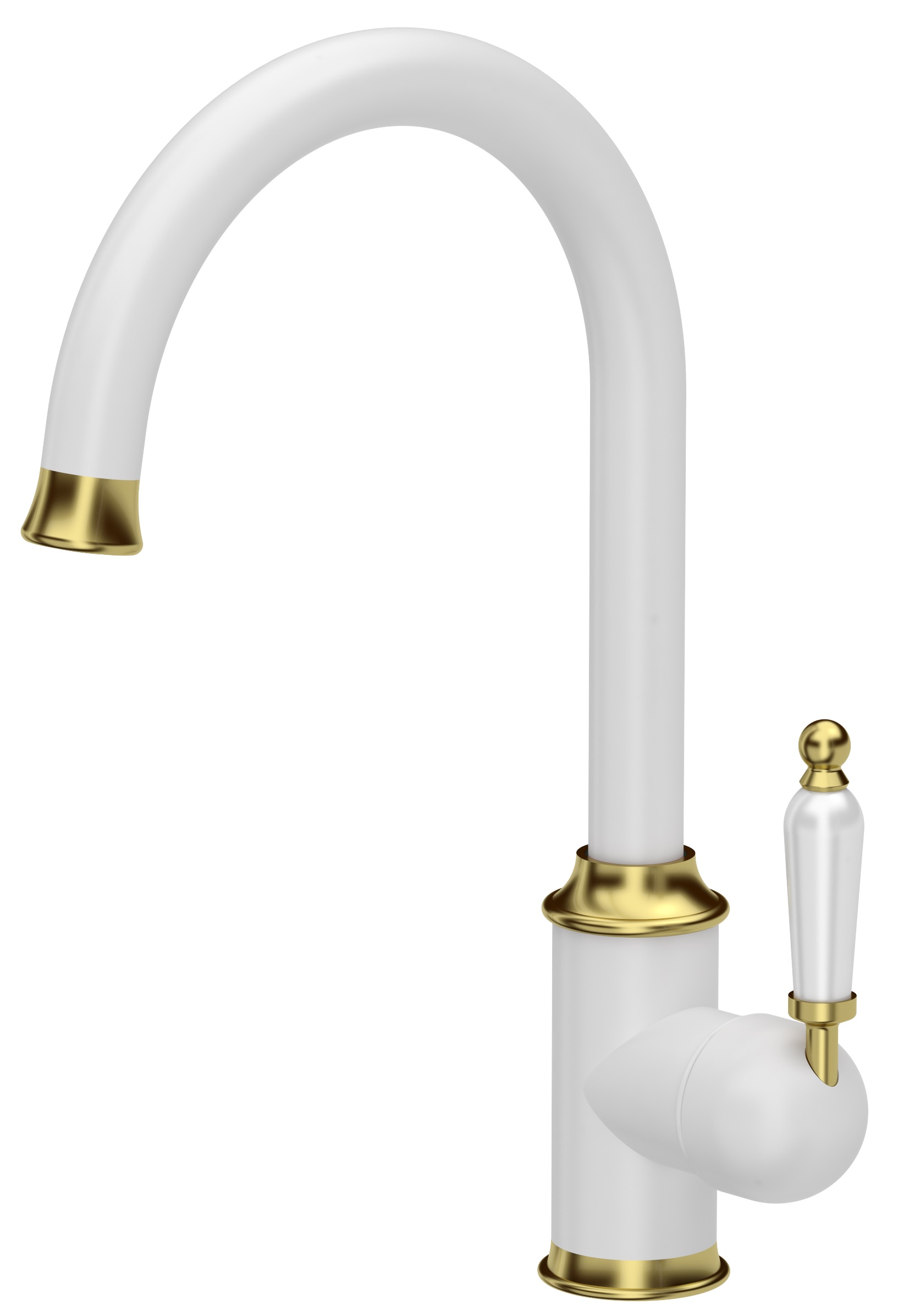Quadron Rachel Q Line küchenarmatur stehend weiß-gold/altgold 3623504_WHMPVDG1