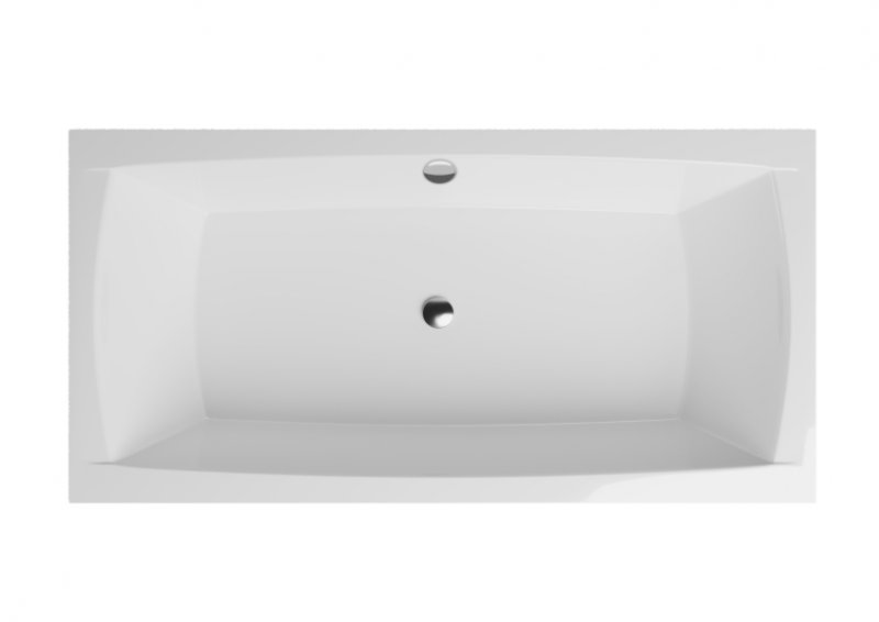 Polimat Apri Rechteckige Badewanne 140x70 cm weiß 00370