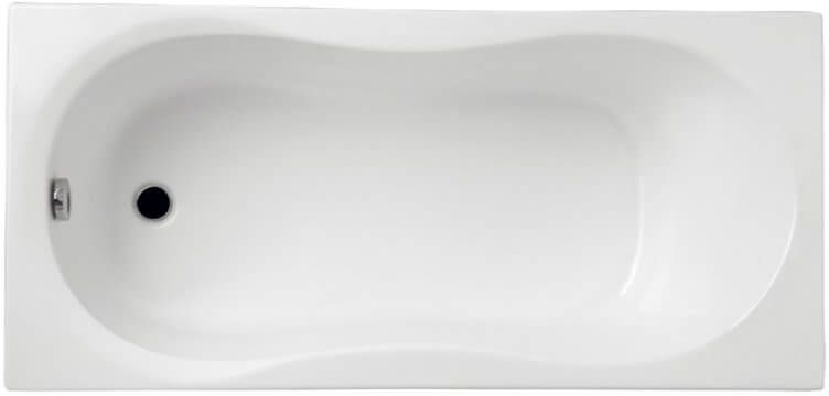 Polimat Gracja Rechteckige Badewanne 170x70 cm weiß 00578