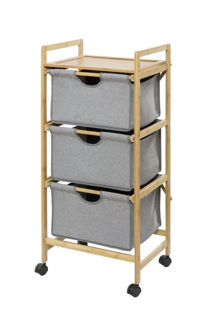 Wenko Bahari Multifunktionaler Trolley auf Rollen 44x96 cm 62213100