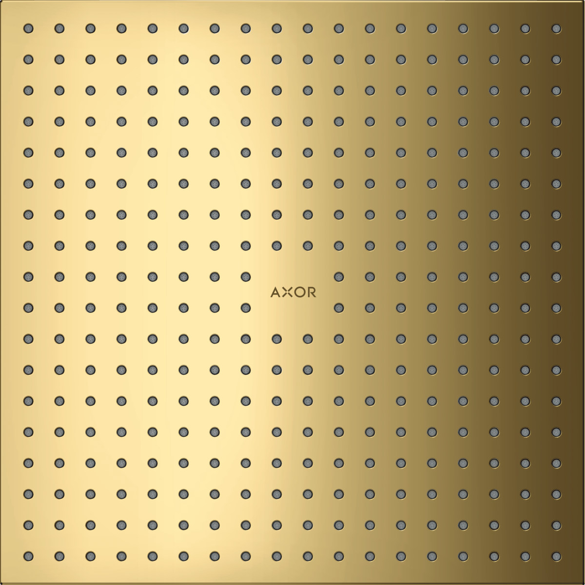 Axor ShowerSolutions Kopfbrause 30x30 cm quadratisch gold 35317990